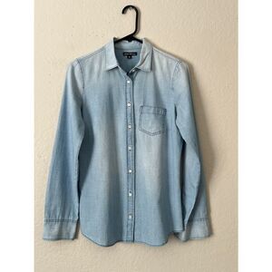 NWOT J.Crew Mercantile Chambray Button Down Shirt in Size XS